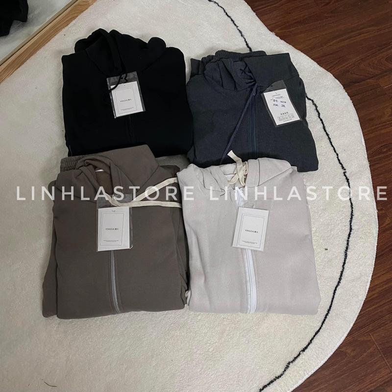 SET BỘ NỈ THU ĐÔNG KHOÁ NHIỀU MÀU SET BỘ ÁO HOODIE QUẦN NỈ - SET BỘ MÙA ĐÔNG DÀY DẶN (ảnh thật + video shop quay