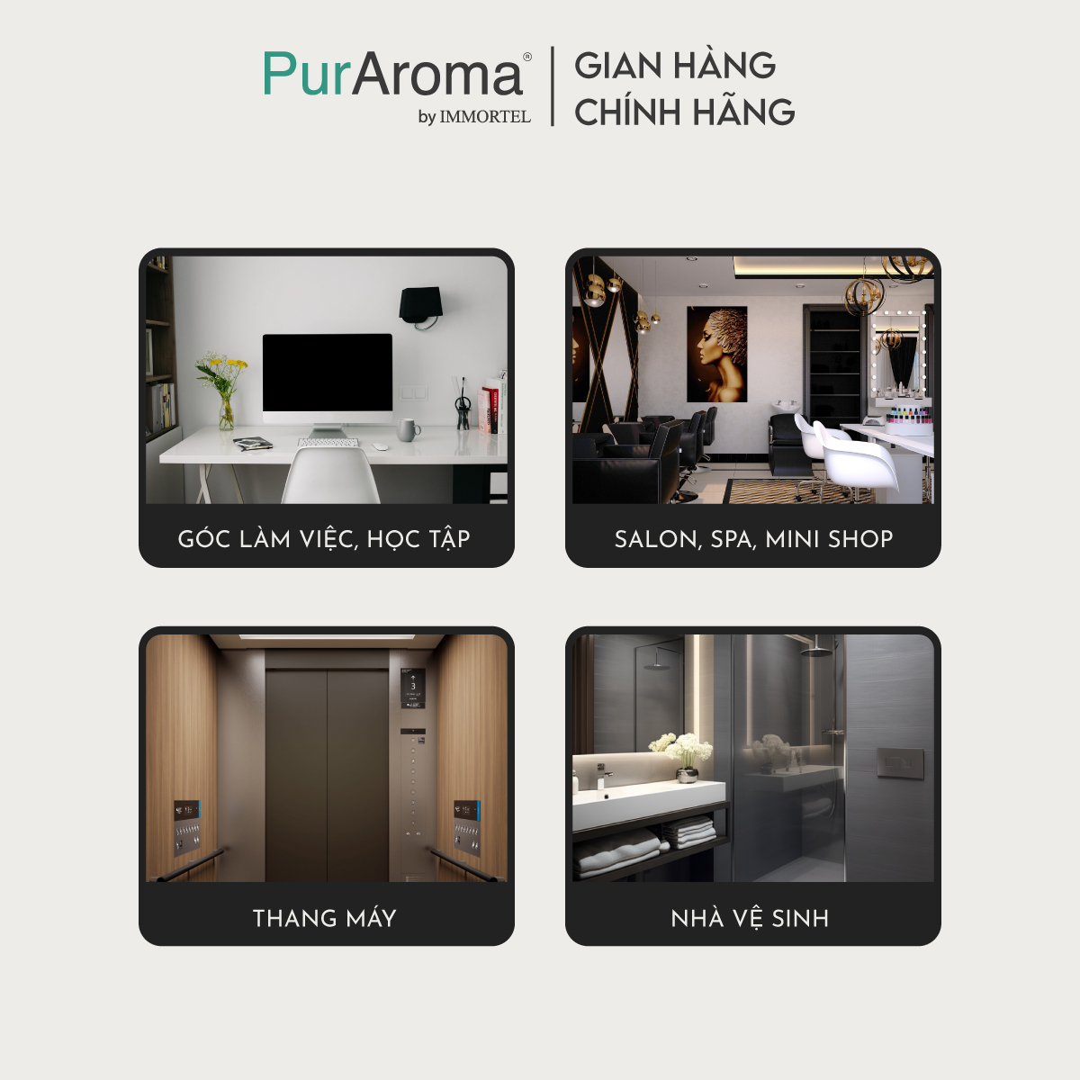 Máy Khuếch Tán Công Nghiệp PurAroma WPA 100S-5V - Công Nghệ Nano Khuếch Tán Siêu Âm