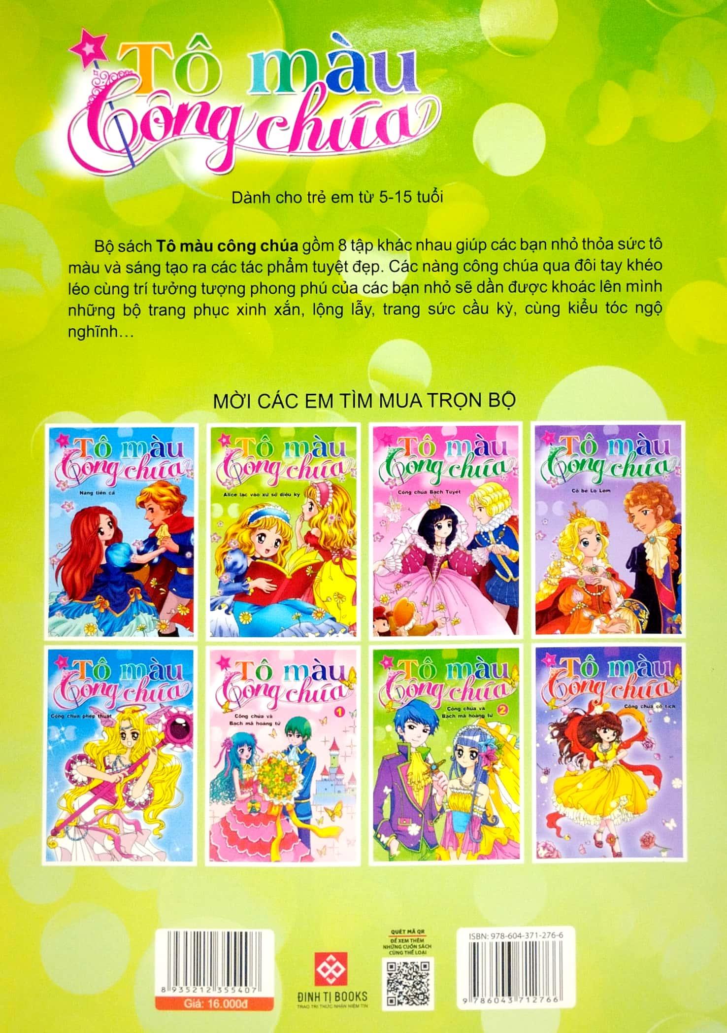 Tô Màu Công Chúa - Alice Lạc Vào Xứ Sở Diệu Kỳ