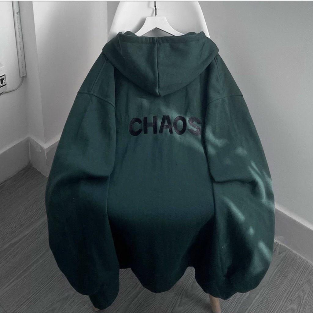 Áo KHOÁC Hoodie CHAOS 3 Màu Nam Nữ Ulzzang Unisex