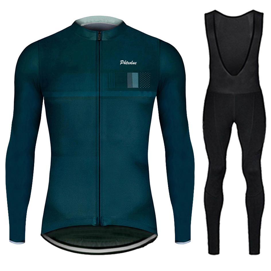 Phtxolue Tay Dài Đi Xe Đạp Bộ Nam Xe Đạp Quần Áo Thoáng Khí Mùa Thu Xe Đạp Áo Quần Áo Maillot Ropa Ciclismo Color: QY632-8 Size: XS