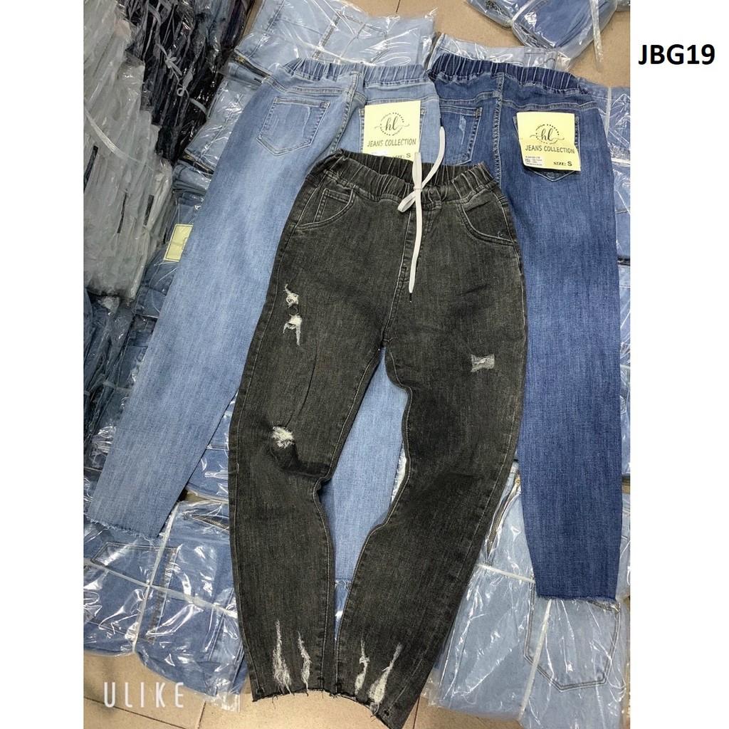 Quần jean baggy lưng thun co giãn JBG18