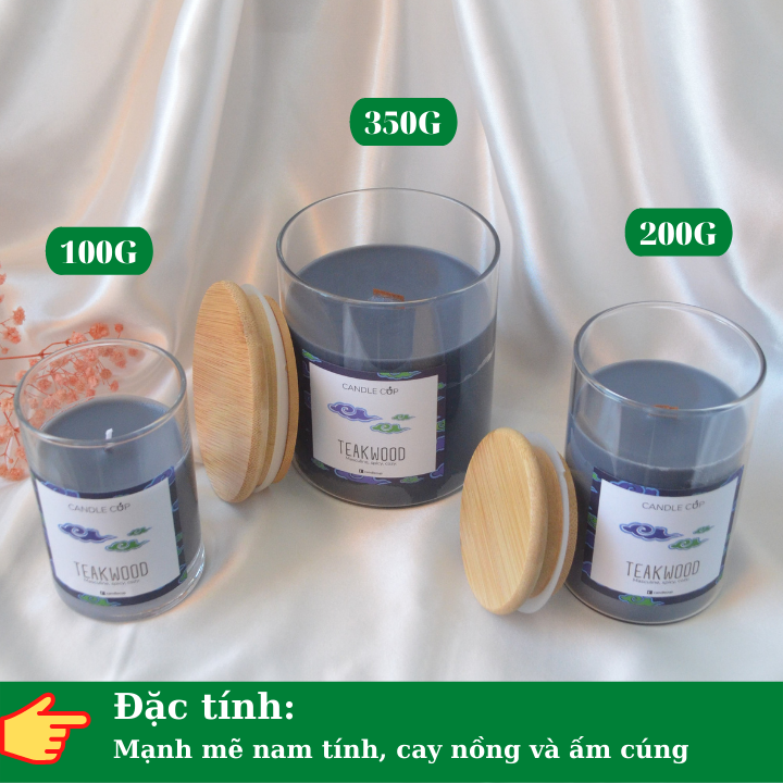 Nến thơm tinh dầu cao cấp không khói an toàn Candle Cup