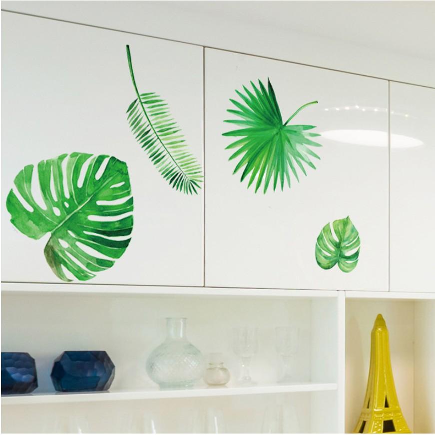 Decal trang trí tường - Lá Cỏ Bắc Âu 04 mới