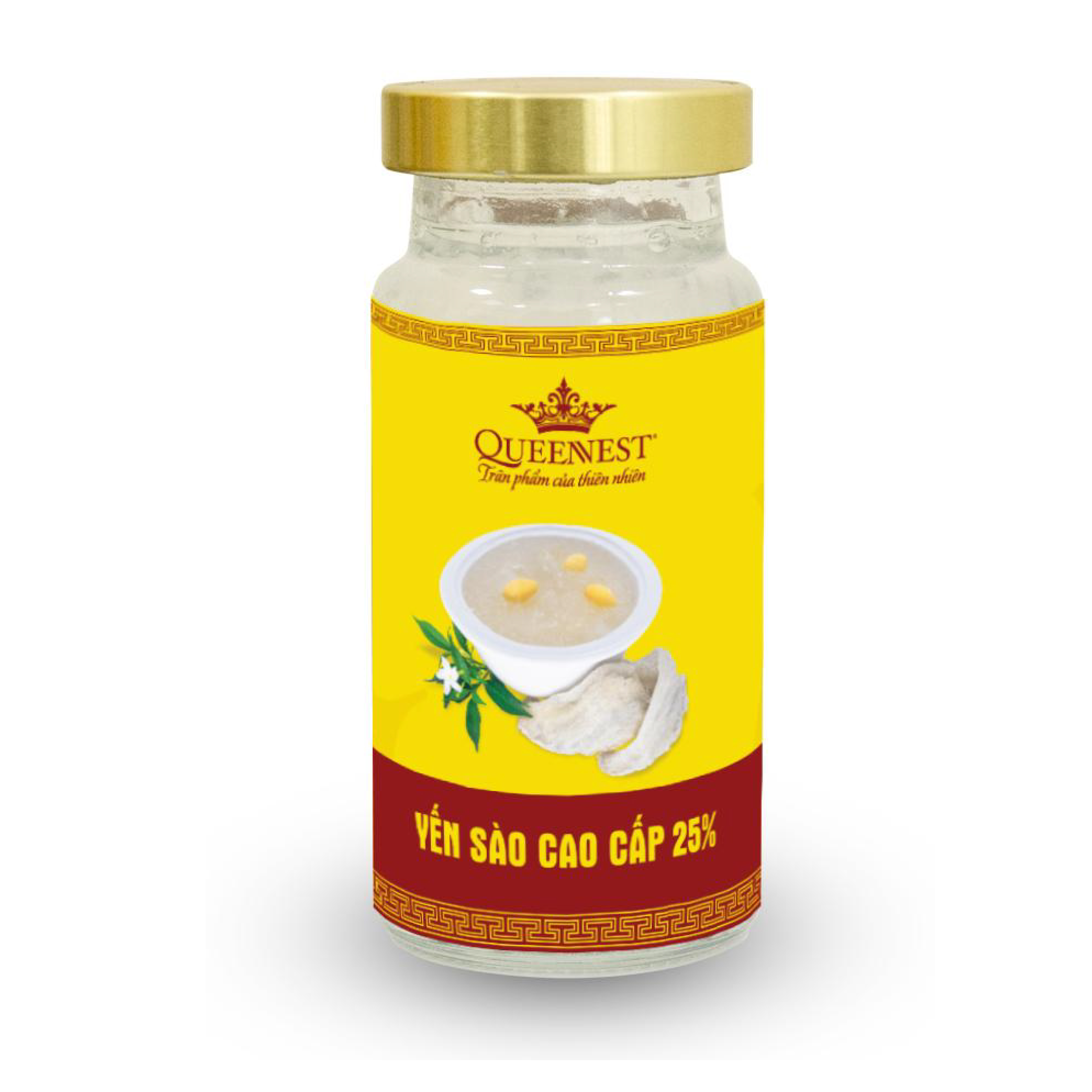 Hình ảnh YẾN SÀO CAO CẤP 25% QUEENNEST- 150ML (06 HŨ)