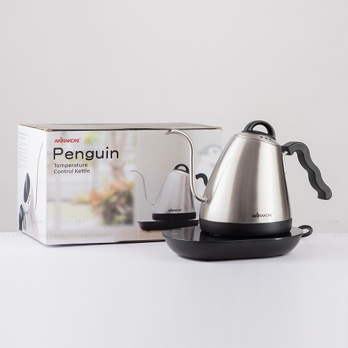 Bếp ấm đun siêu tốc giữ nhiệt AKIRAKOKI PENGUIN 600ml