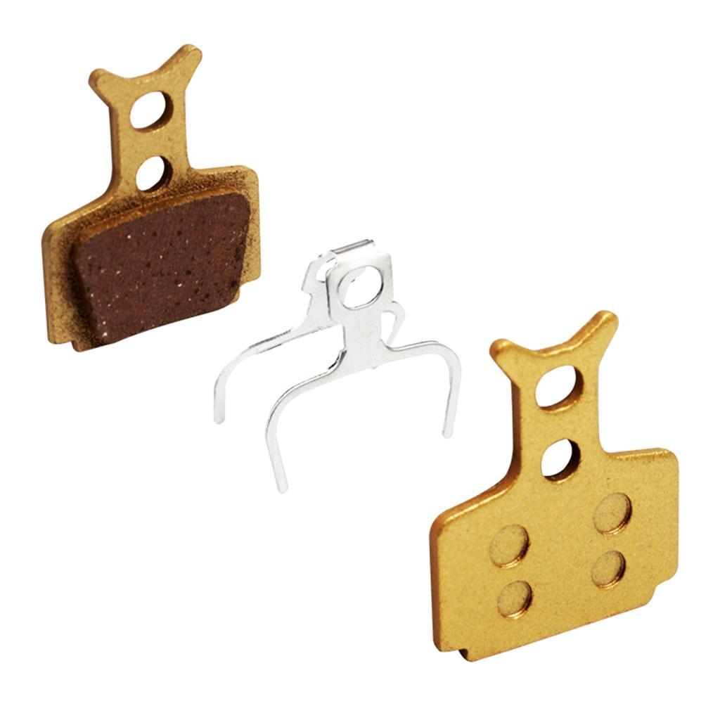 MTB Bike Brake Pads Size: 27.8 x 35 x 4mm/1.09 x 1.38 x 0.16inch, Metal Bike Brake System Accessories