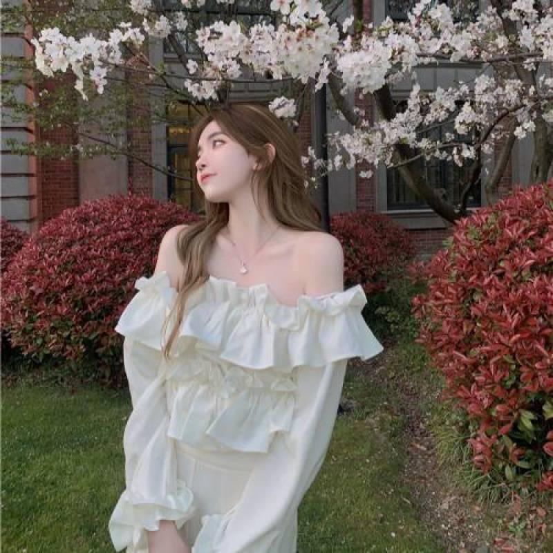 Áo Trễ Vai, Áo Trễ Vai Tay Bồng Bánh Bèo Tiểu Thư Chất Liệu Mềm Mịn Tay Dài  Sang Trọng Đi Du Lịch Đi Chơi Acn007 - Giá Tiki Khuyến Mãi: 47,500Đ -