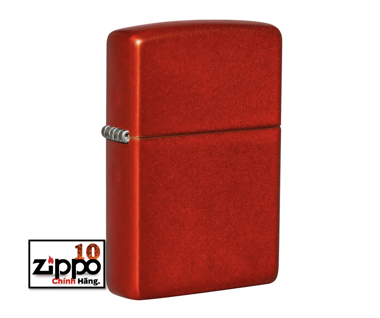 Bật lửa Zippo 49475 Classic Metallic Red - Chính hãng 100%