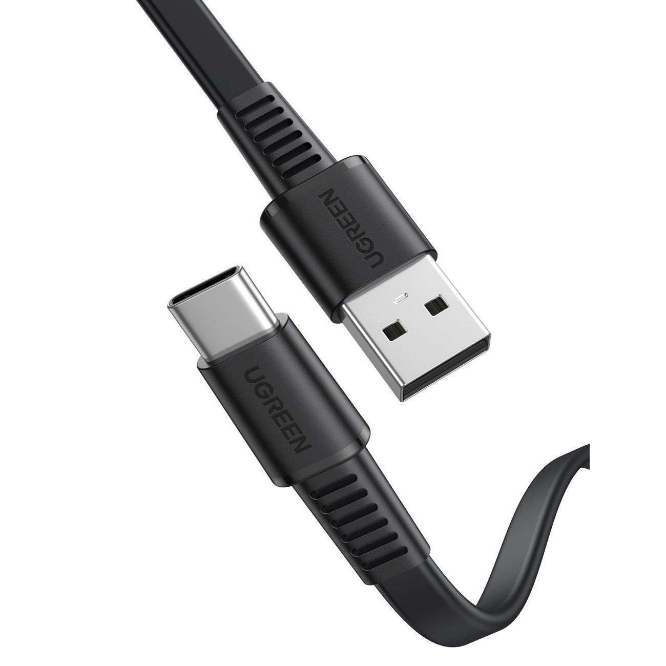 Cáp sạc và truyền dữ liệu usb A sang type c 2.0  2M màu đen Ugreen 70637 US332 Hàng Chính Hãng