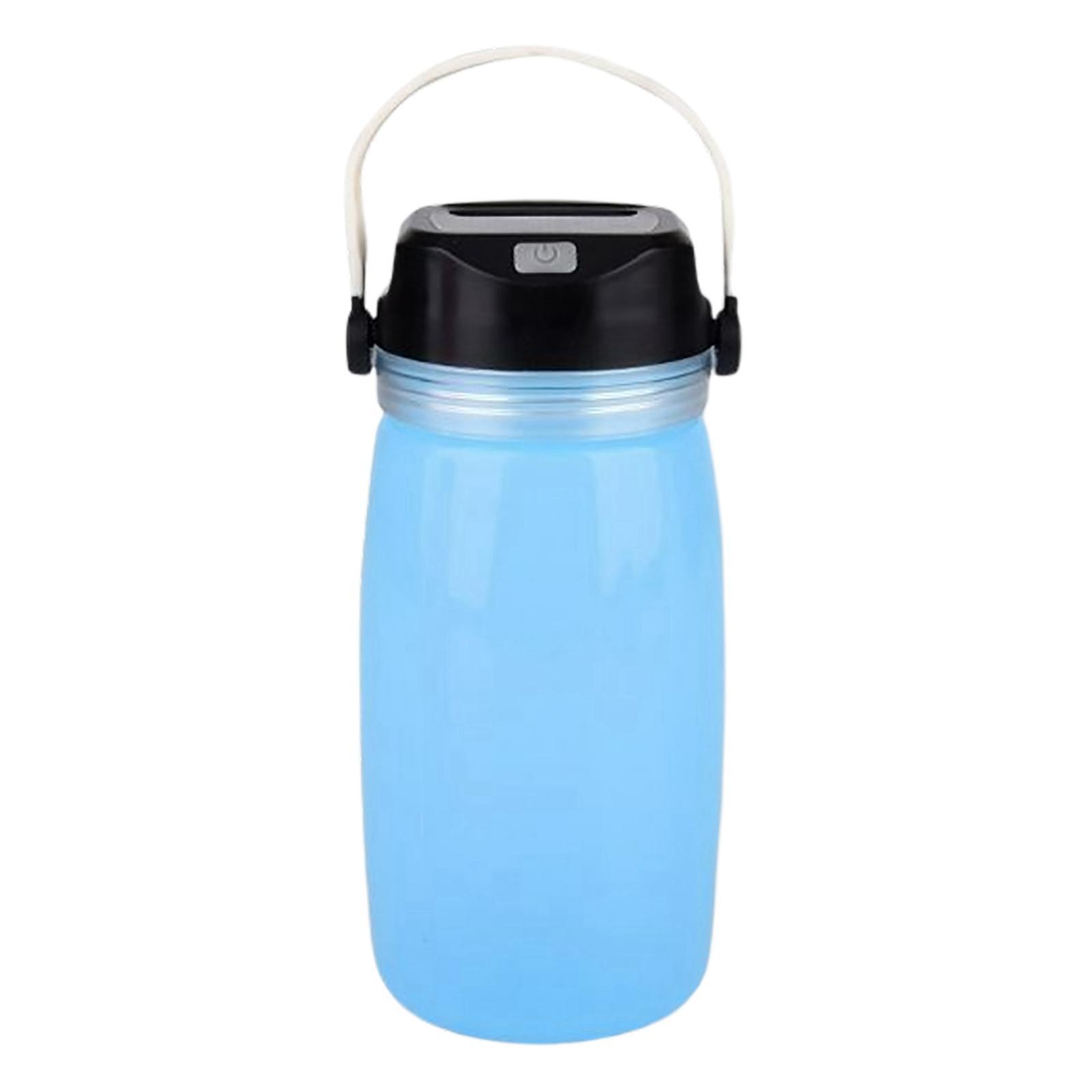 Sports Water Bottle Lantern Camping Lamp for Outdoor Camping Camping Lamp Solar Charging Luminous Water Cup