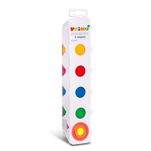 Bộ 6 Hũ Màu Poster Paint 25ml - PRIMO 253TB6E