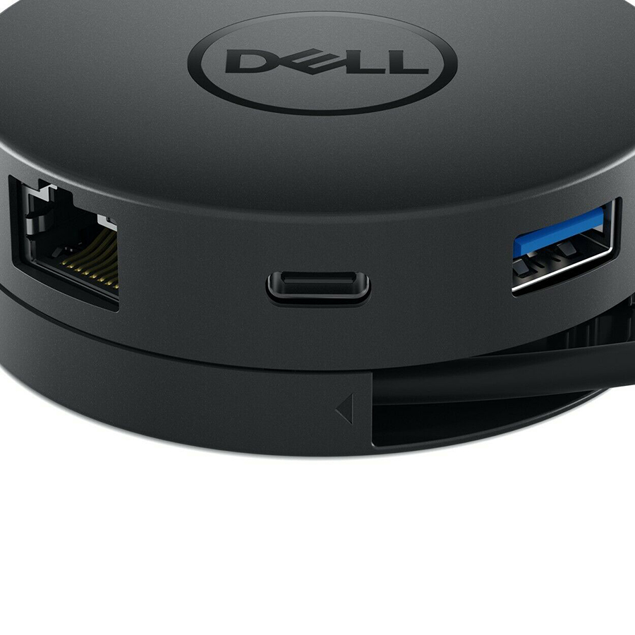 Bộ chuyển đổi Dell DA300 - USB C to HDMI/VGA/DP/Ethernet/USBC/USB-A - Hàng Chính Hãng