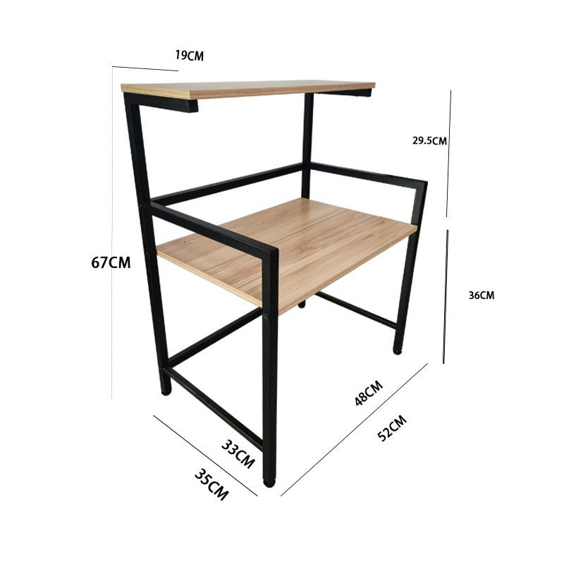 kệ lò vi sóng 2 tầng khung thép không gỉ