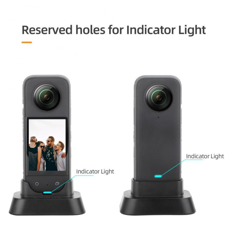 Đứng cơ sở cho Insta360 X3 Desktop Anti-Slip 1/4 Fixing Fixing Chamreamic Action Camera Action For Insta 360x3 Phụ kiện