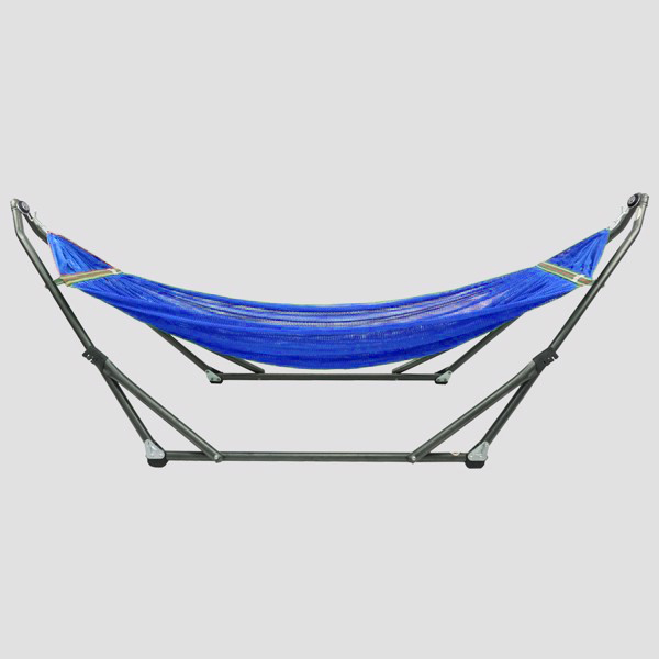 Bộ Khung Võng Xếp Thái Sơn - Relax + Võng lưới 2 lớp loại A, cán thép dài 50 cm