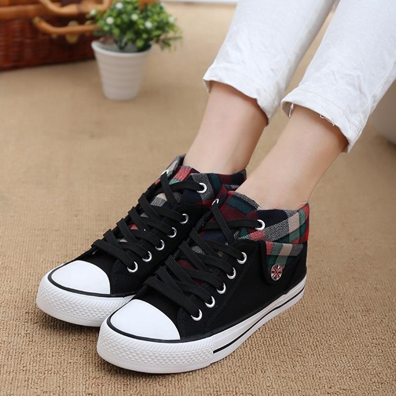 Women Casual Sport Breathable Canvas Shoes