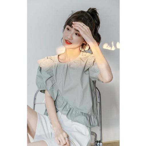 Áo sơ mi tay bồng tiểu thư AO011