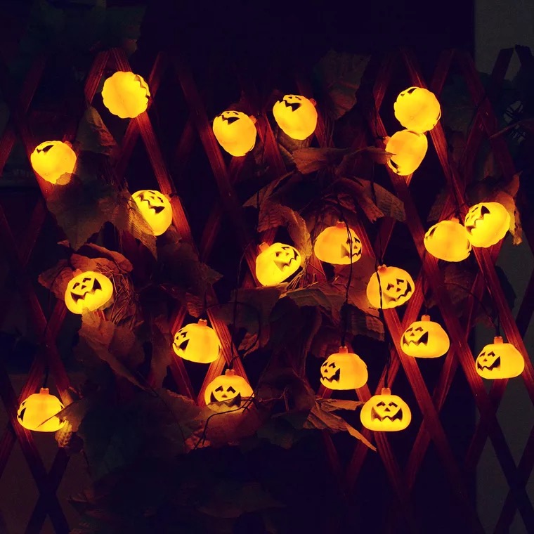 Dây đèn led bí ngô trang trí Halloween GV-PHSL-3