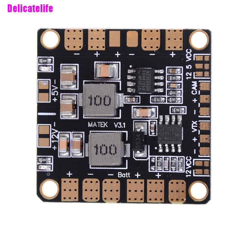 Bảng mạch phân phối nguồn PDB với BEC 5V & 12V cho máy bay điều khiển từ xa FPV