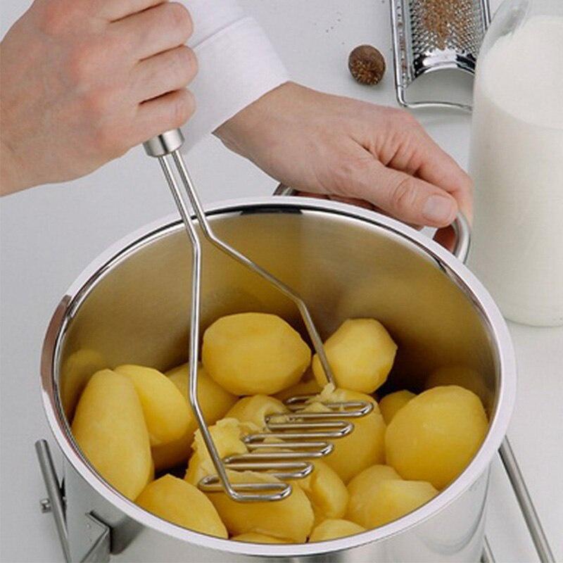 Dụng cụ nghiền khoai tây, rau củ, trái cây bằng thép không gỉ dùng cho nhà bếp x 1 cái