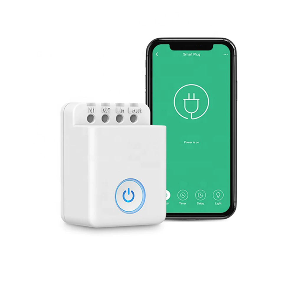 Bộ 04 Công Tắc Điều Khiển Từ Xa Thông Minh Bằng Wifi/3G/4G MCB1 Cao Cấp AZONE