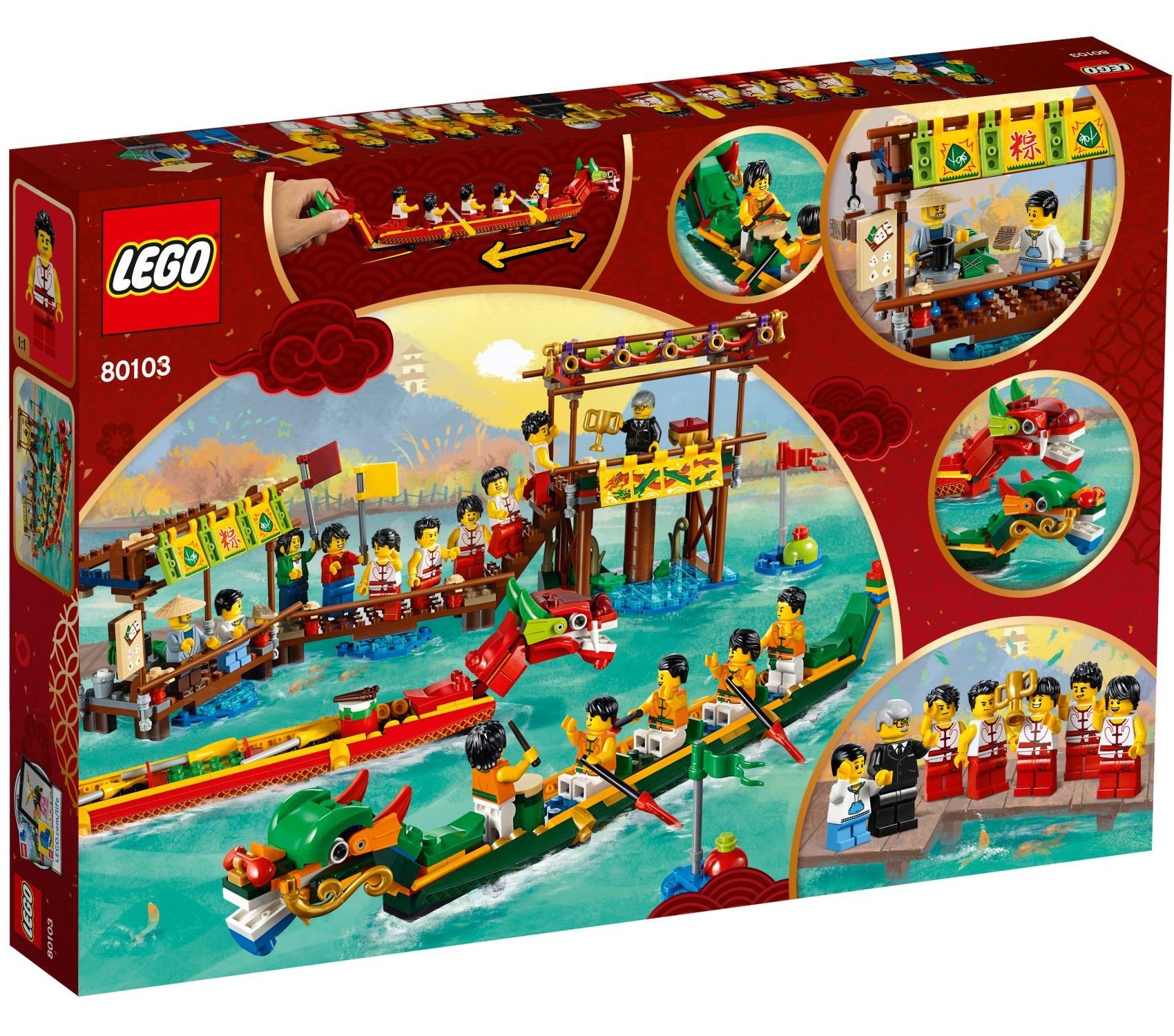 LEGO 80103 Cuộc Đua Thuyền Rồng (643 Chi Tiết)