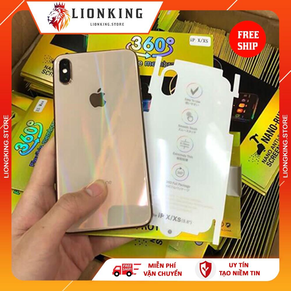 Miếng dán mặt sau lưng PPF full viền chống xước cho iphone 6 7 8 6 plus 7 Plus 8 Plus X Xr XsMax