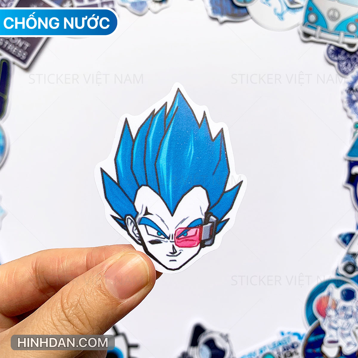 Bộ 20 Sticker Blue Hình Dán Chủ Đề Màu Xanh Dương Chống Nước Decal Chất Lượng Cao Trang Trí Va Ly Du Lịch Xe Đạp Xe Máy Xe Điện Motor Laptop Nón Bảo Hiểm Máy Tính Học Sinh Tủ Quần Áo Nắp Lưng Điện Thoại