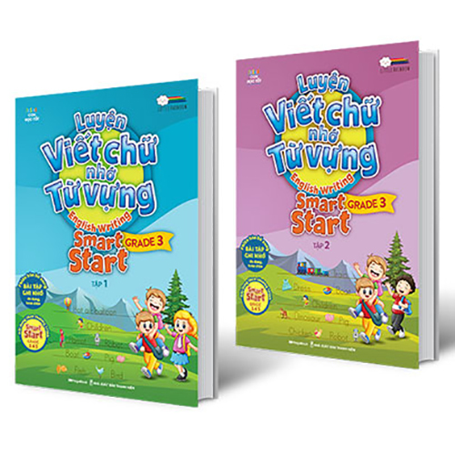 Combo 2 Cuốn: Luyện Viết Chữ Nhớ Từ Vựng - English Writing Smart Start - Lớp 3