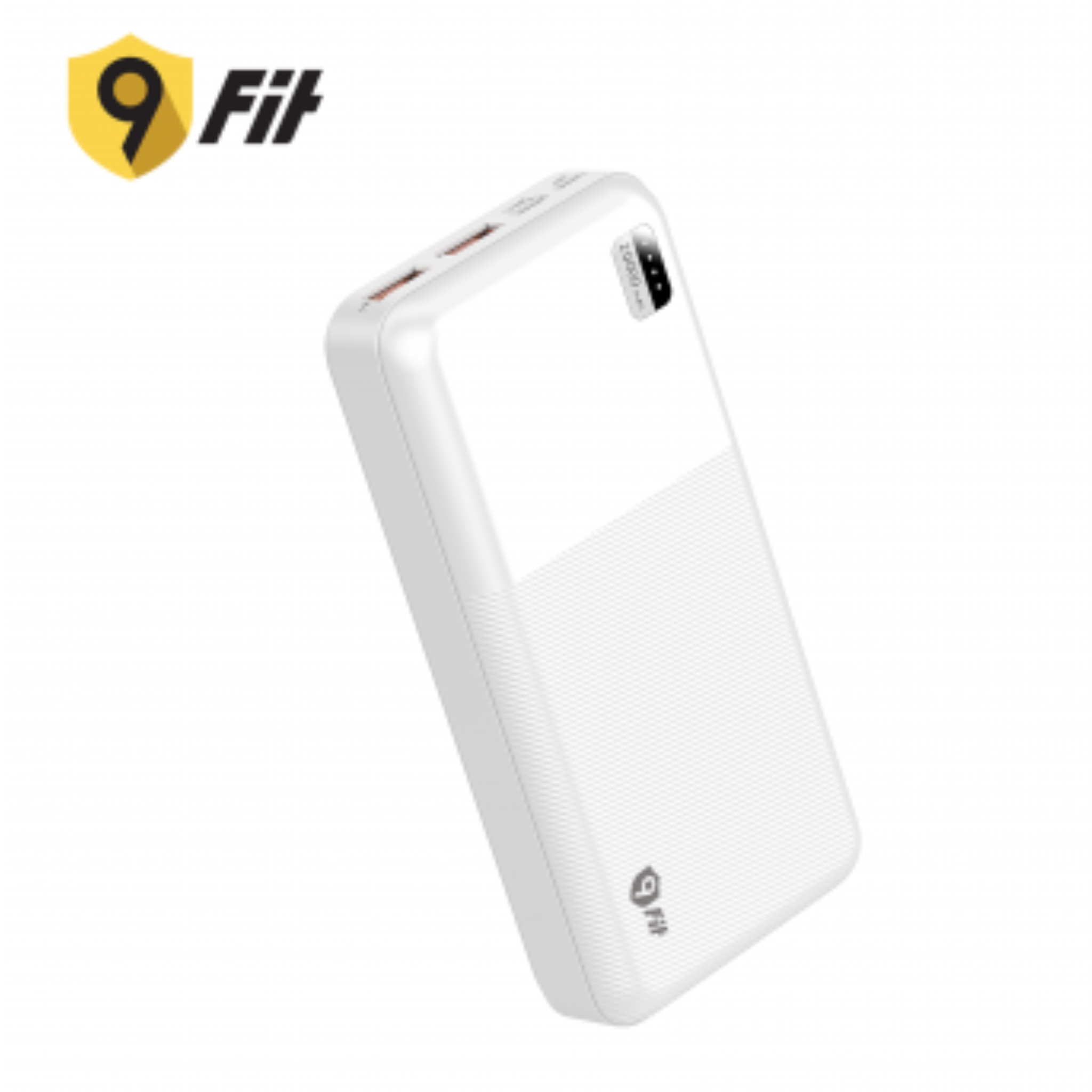 Sạc Dự Phòng 9FIT 20000mAh /3.7V Li-Polymer 9PL20K1 - hỗ trợ sạc nhanh 10,5W tích hợp 2 cổng output - Hàng chính hãng