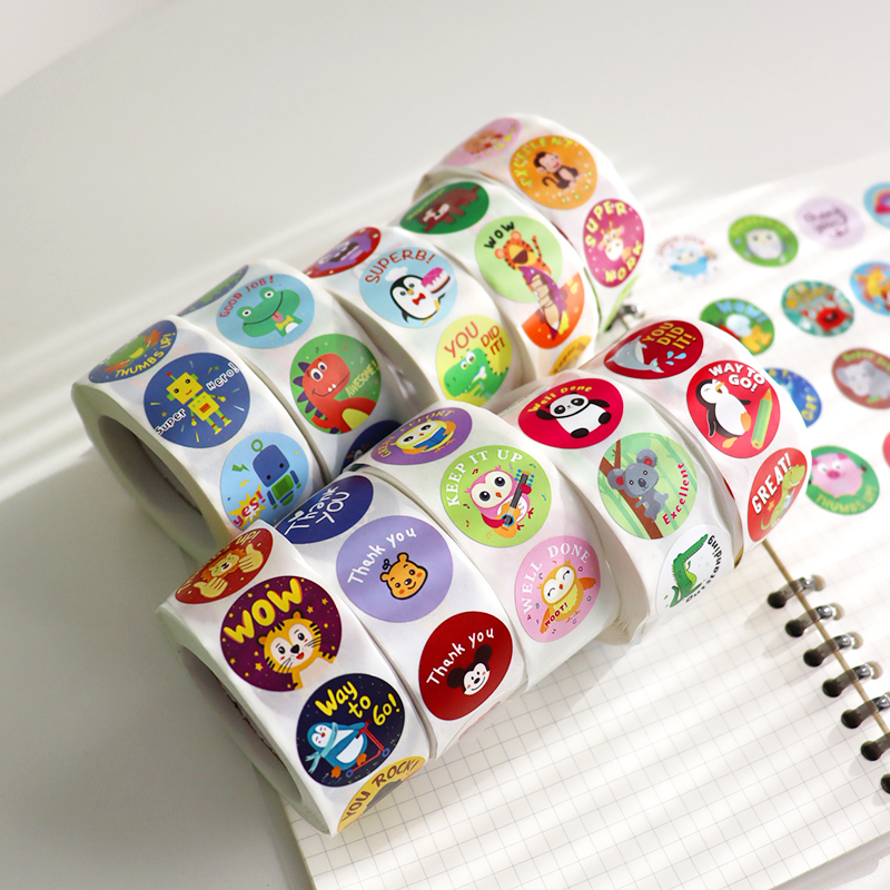 Nhãn dán sticker khích lệ khen thưởng học tập cho bé