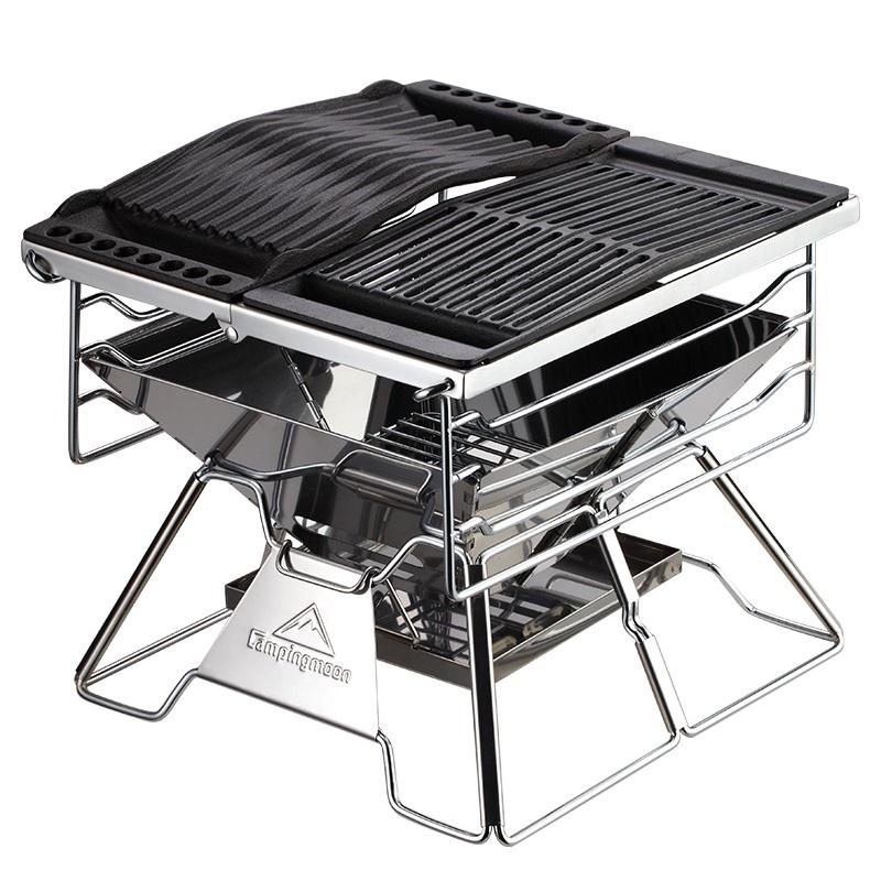 Khay Nướng BBQ W3 Chống Dính, Dùng Cho Bếp Nướng Campingmoon