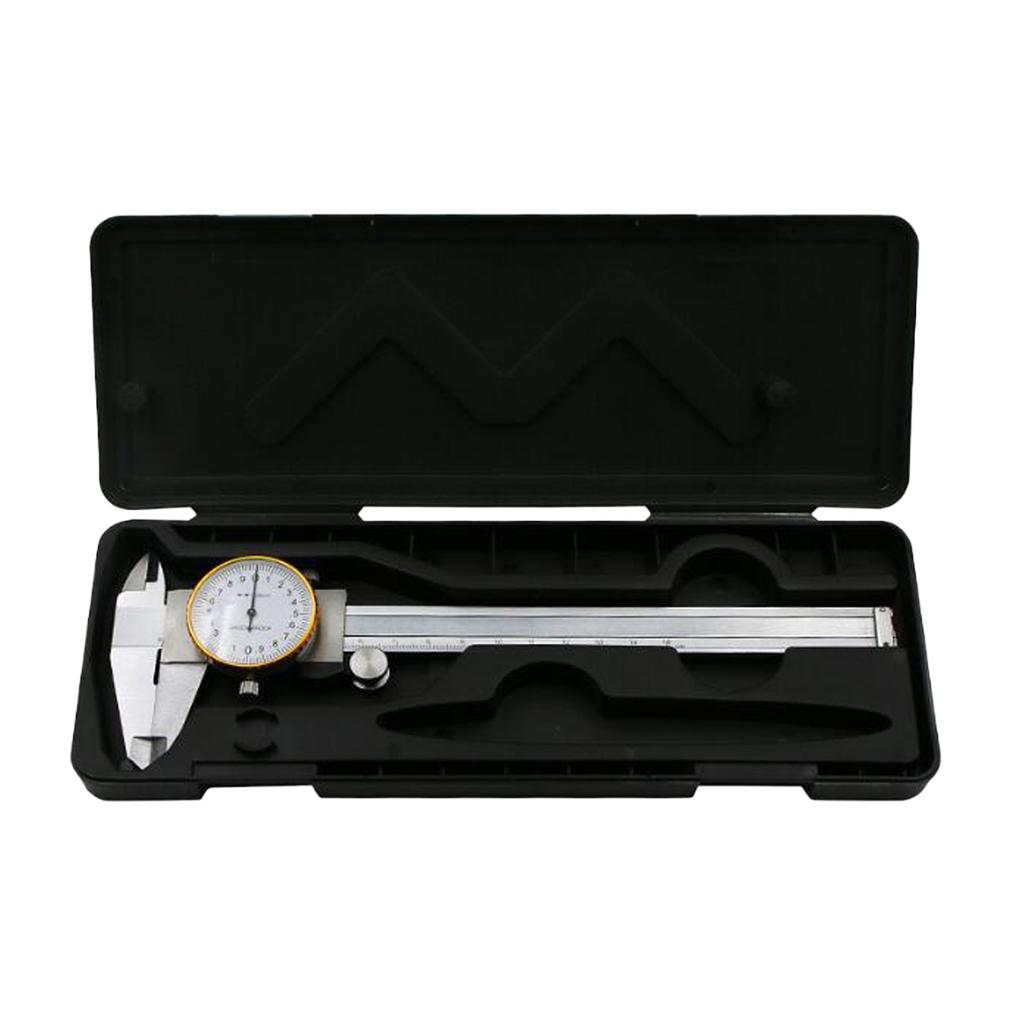 0-150mm 0.02mm Stainless Steel Dial Vernier Caliper Gauge Measuring Tools