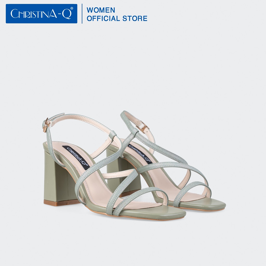 Giày Sandals Nữ Gót Trụ ChristinA-Q XDN292