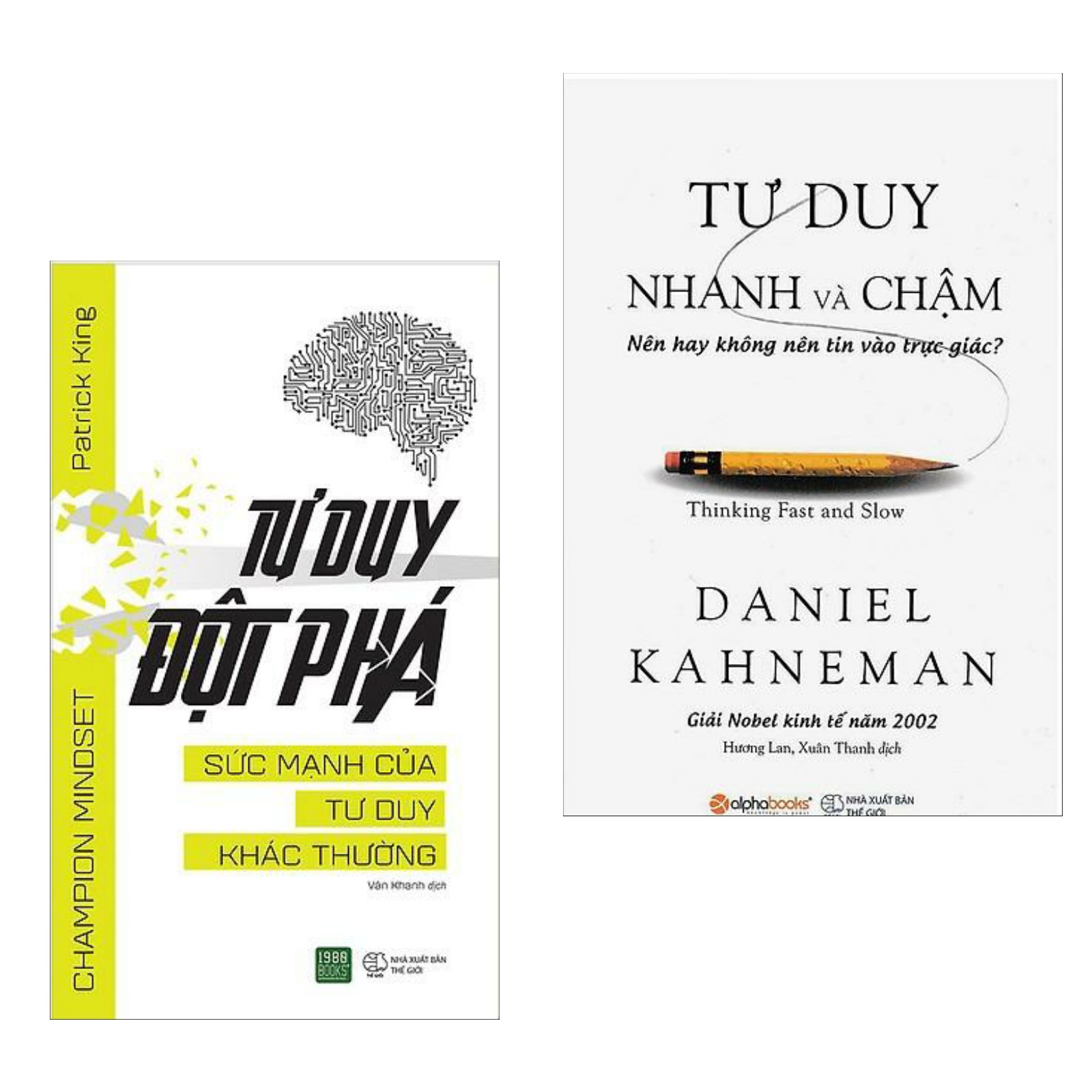 Combo Kỹ Năng Tư Duy Nhạy Bén: Tư Duy Đôt Phá + Tư Duy Nhanh Và Chậm (Bộ 2 Cuốn - Tặng Kèm Bookmark Happy Life)