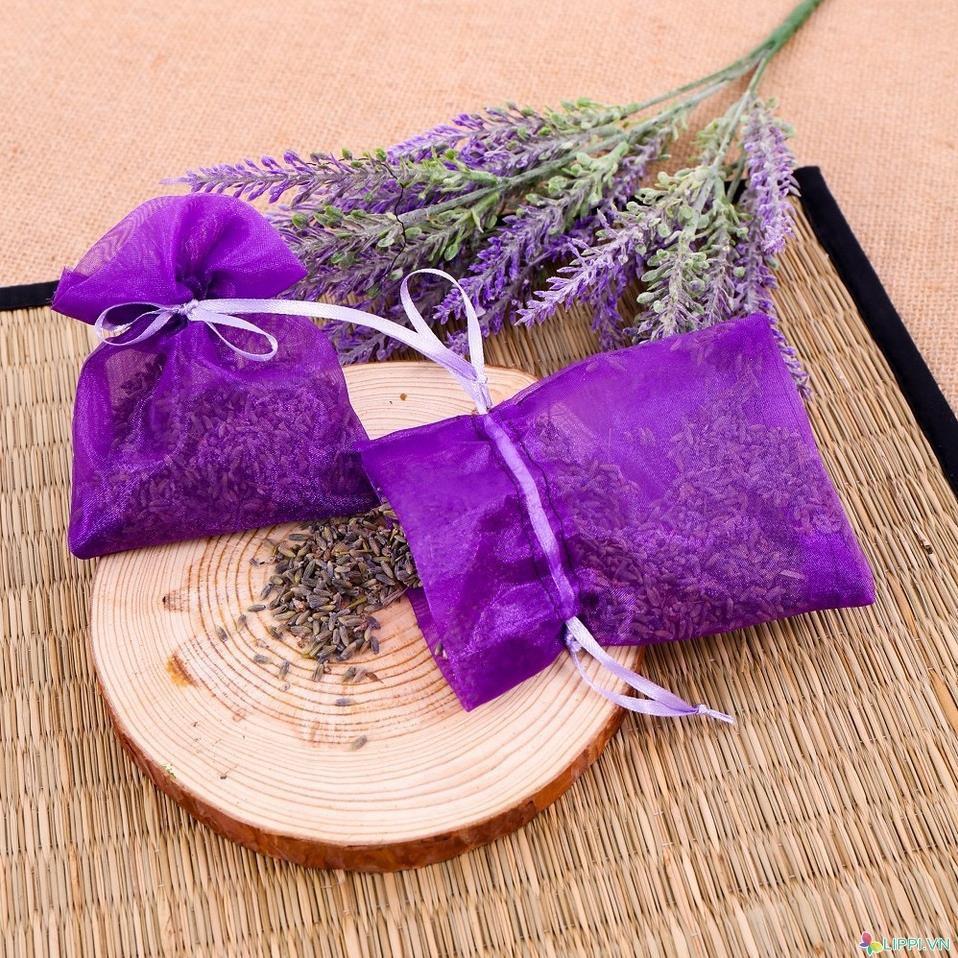 Túi Thơm Để Phòng, Để Xe, Tủ, Kệ, Nụ Hoa Khô Oải Hương Lavender