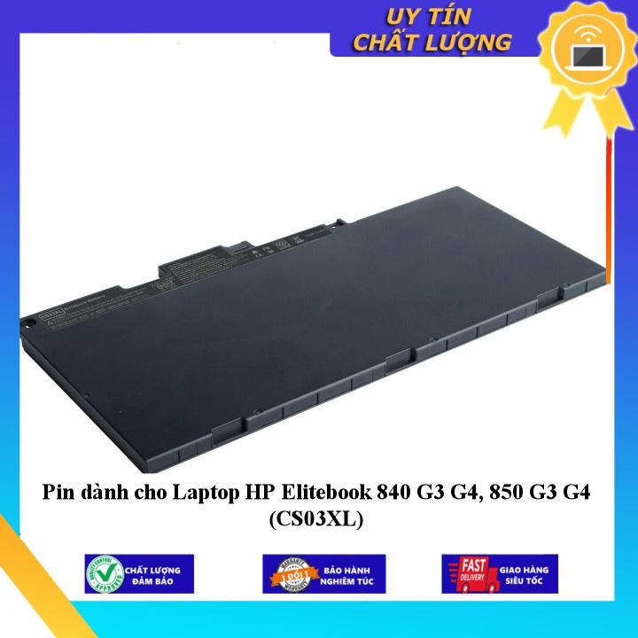 Pin dùng cho Laptop HP Elitebook 840 G3 G4, 850 G3 G4 (CS03XL) - Hàng chính hãng  MIBAT1393