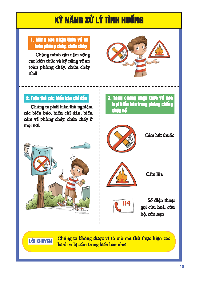 Sách - Sách Tranh Giáo Dục An Toàn Cho Học Sinh - An Toàn Phòng Cháy Chữa Cháy