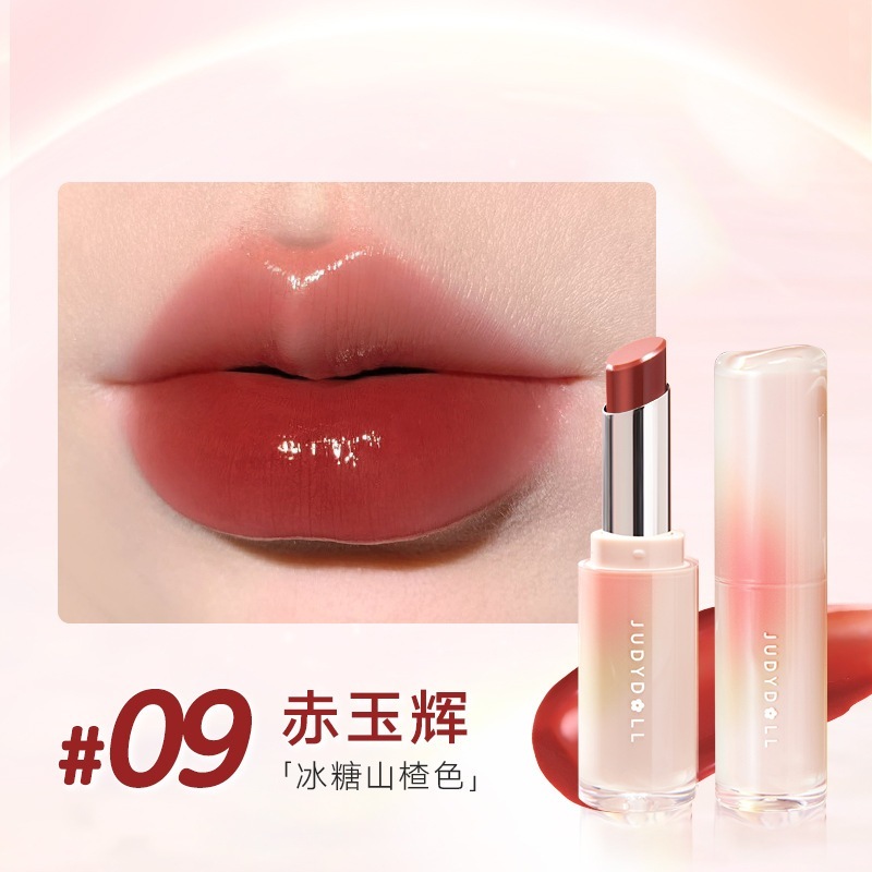 JUDYDOLL Son dưỡng có màu Watery Glow Lipstick Dưỡng ẩm Căng bóng Mềm môi 3g