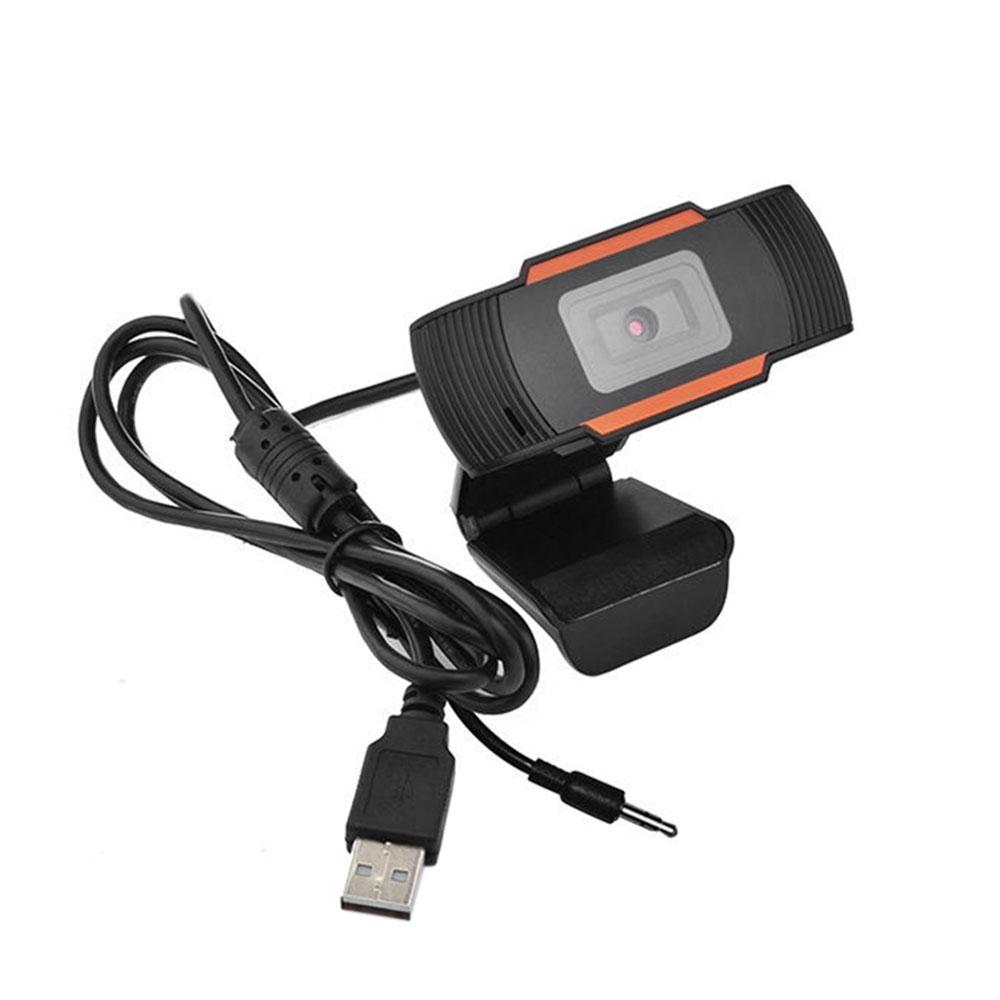 Webcam 480p HD Web Camera Plug and Play với Micrô gắn liền để ghi âm cuộc họp trực tuyến
