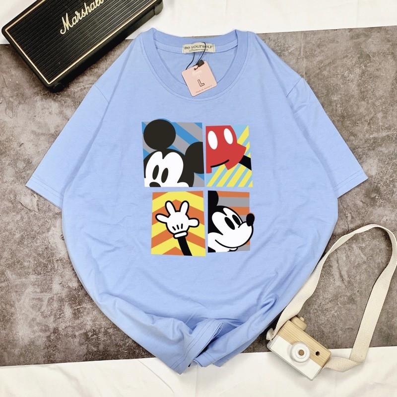 Áo Thun Tay Ngắn UNISEX MICKEY - Hình chụp thật
