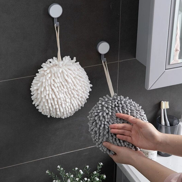 Khăn lau tay nhà bếp, nhà tắm siêu thấm nước, bằng vải Chenille