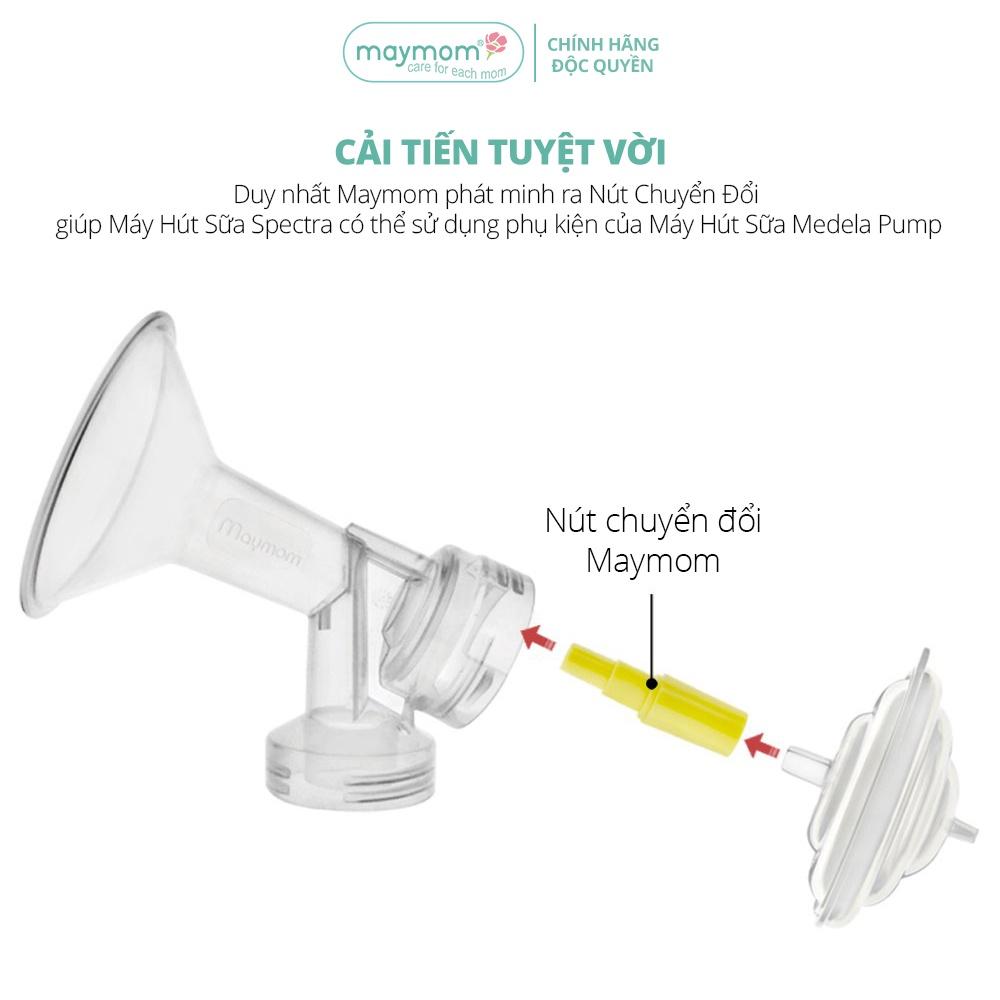 Nút Chuyển Đổi Maymom, Giúp Chặn Sữa Ngắn Thành Chặn Sữa Dài, Kết Nối Được Với Cổ Nối Phễu Cổ Hẹp