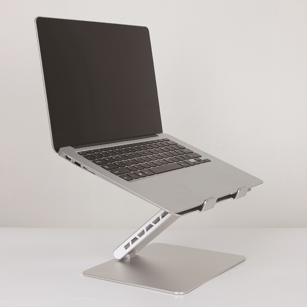 Giá đỡ nâng laptop stand nhôm nguyên khối một chân T2