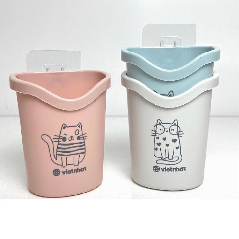 Cốc Đa Năng Để Đồ Tiện Dụng Dán Tường Dễ Thương, Để Bàn Chải, Kem Đánh Răng, Cốc Đựng Đồ Dùng Nhà Tắm Tiện Dụng, Dễ Dàng Sử Dụng. Kingler 4062
