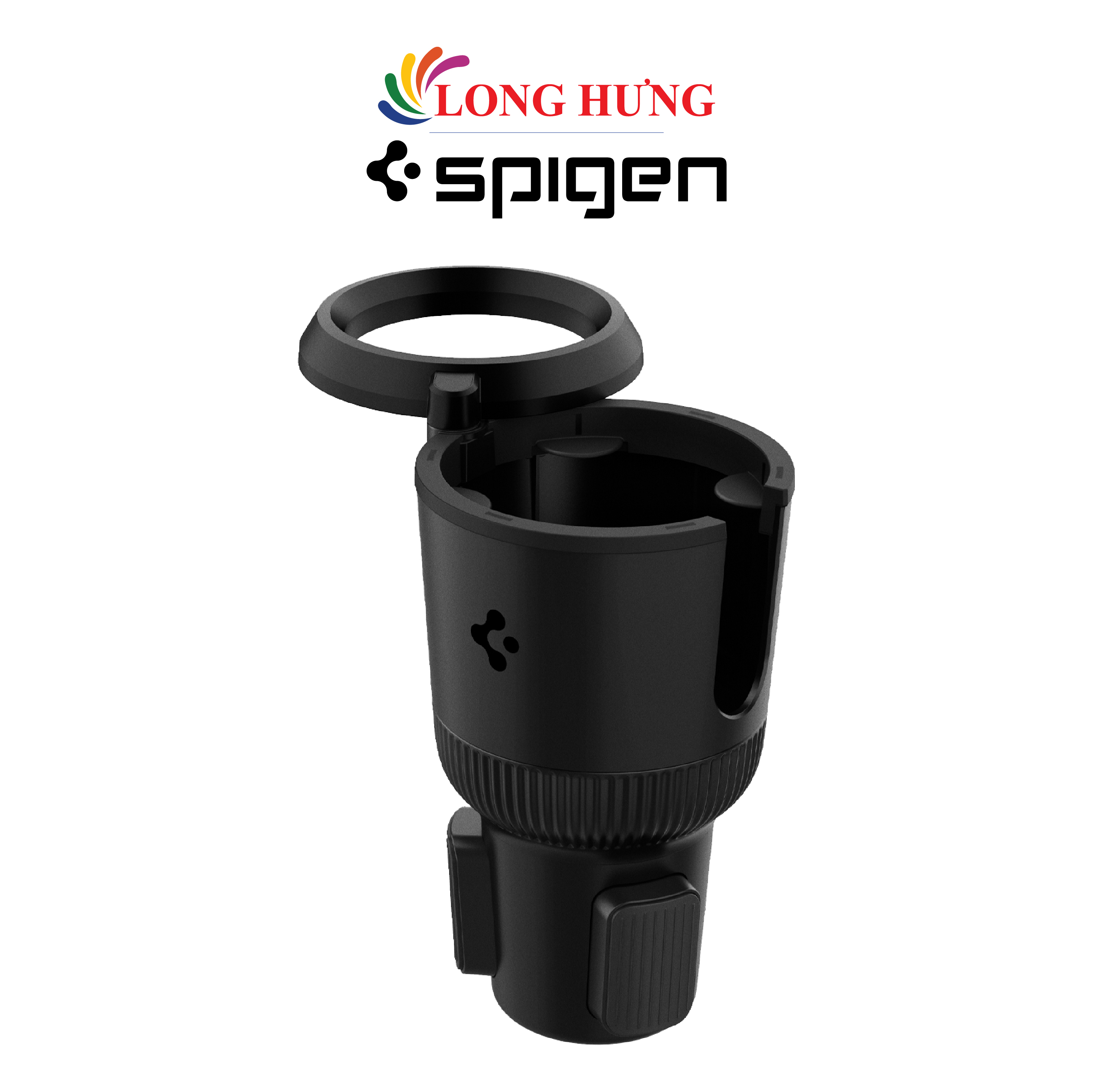 Giá đỡ cốc nước trên xe hơi Spigen Hydrohub Cup Holder CH100 ACP02235 - Hàng chính hãng