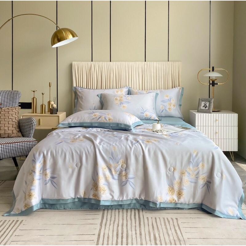 Bộ ga gối chăn trần tencel 40s 4 món