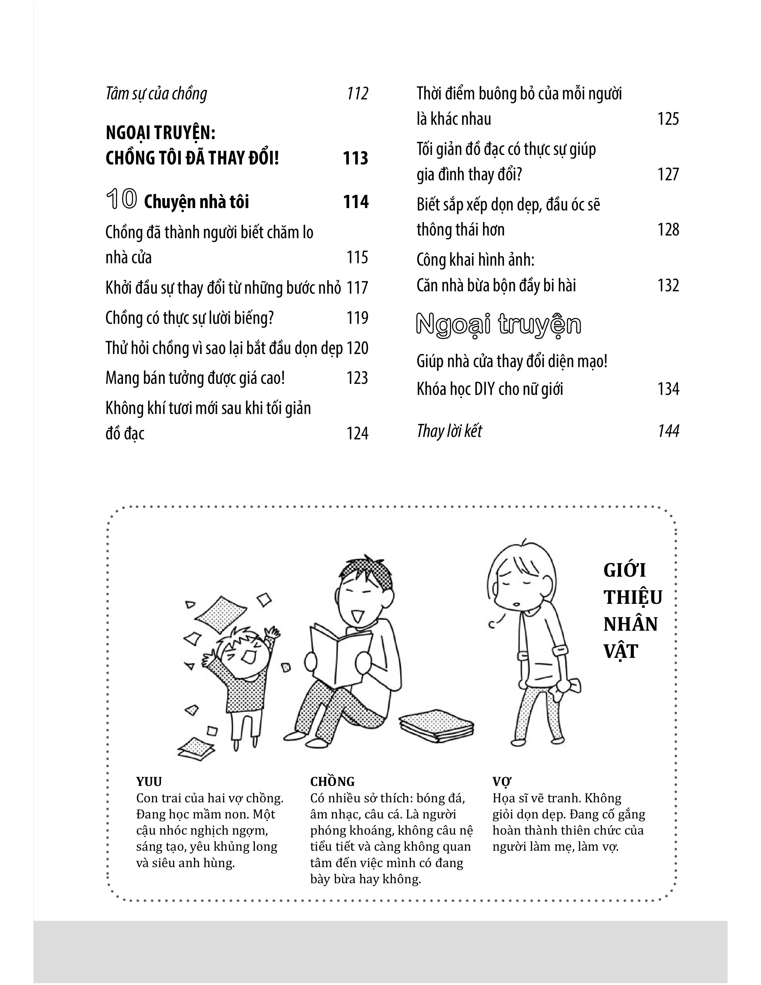 Tổ Ấm Gọn Gàng, Nhờ Chàng Thay Đổi