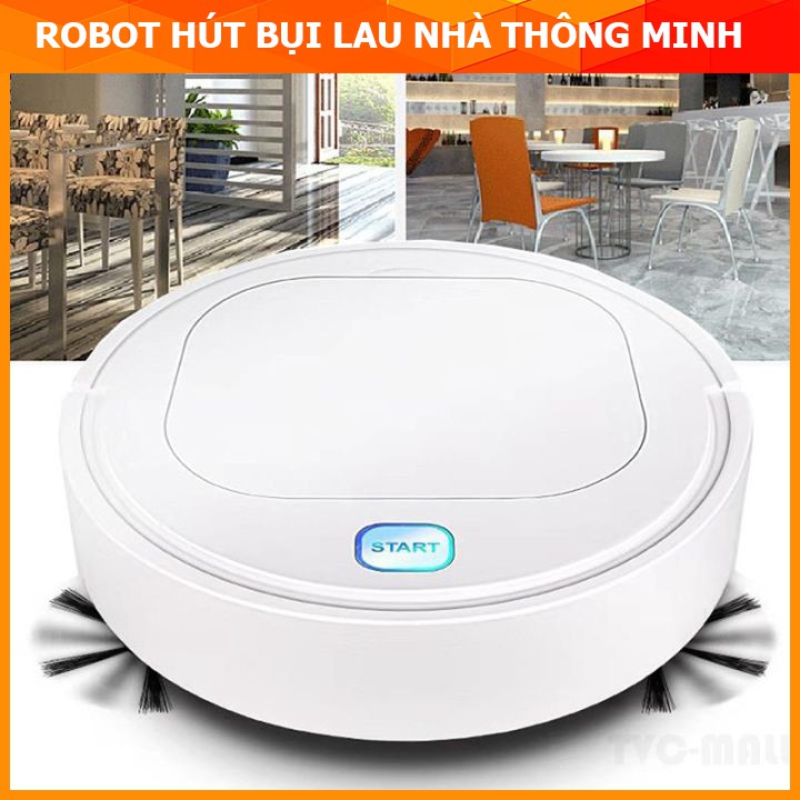 Robot hút bụi thông minh-màu ngẫu nhiên(đen-trắng)